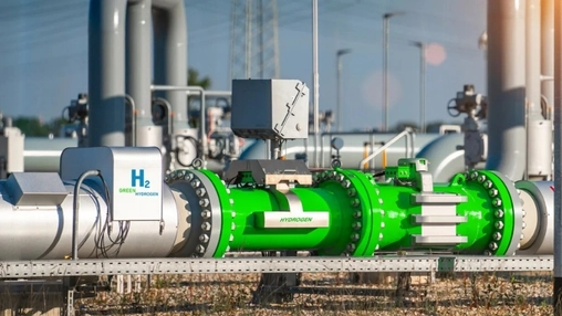 Hydrogen pipeline infrastructure with valves and control equipment